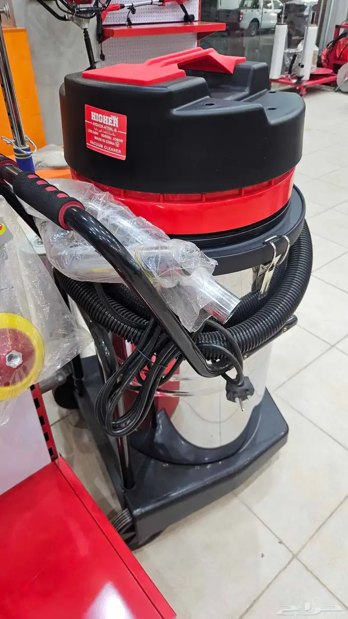مكنسة كهربائية 3 محركات 4500 واط برميل 80 لتر 1