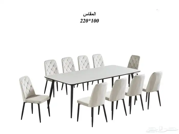طاولات طعام بسطح رخام 10