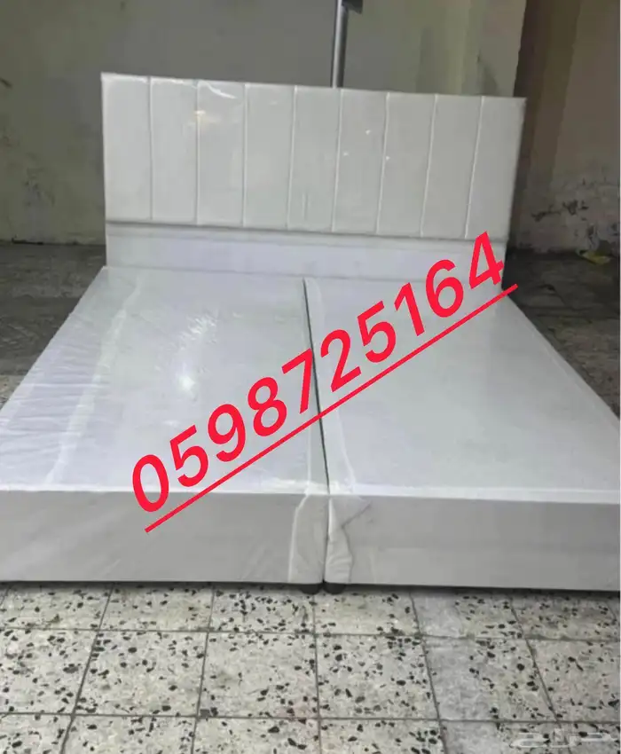 New brand wood bed low price King size 5