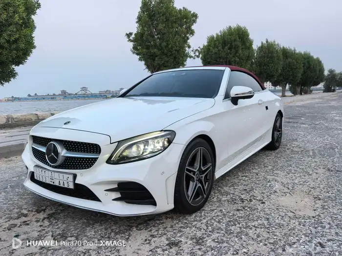 للبيع مرسيدس 2021 كشف احمر C200بحالة الوكاله 0