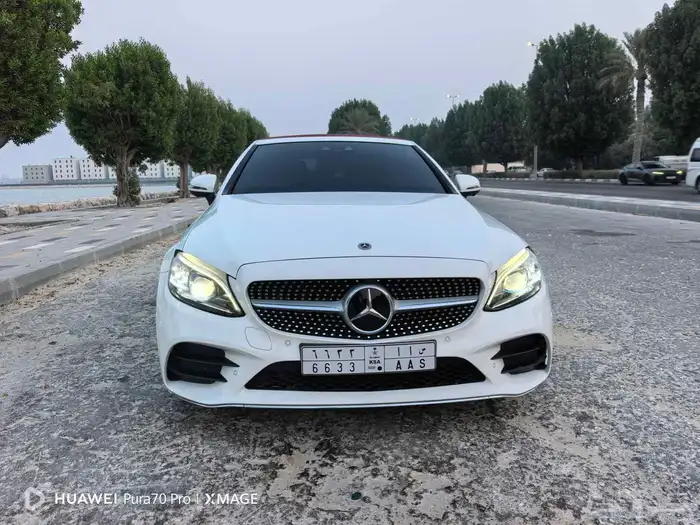للبيع مرسيدس 2021 كشف احمر C200بحالة الوكاله 4