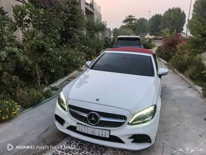 للبيع مرسيدس 2021 كشف احمر C200بحالة الوكاله 18