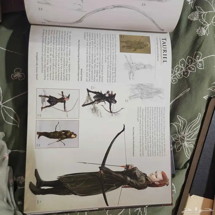 the hobbit art design books  trilogy. كتب رسم. 6