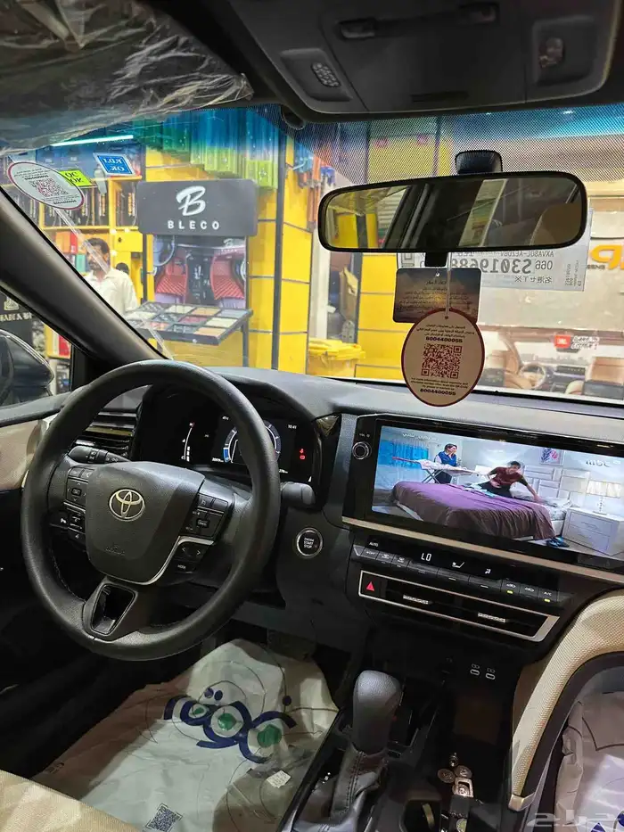 شاشة كامري 2025 شكل الوكالة 12 بوصة CarPlay 2k 3