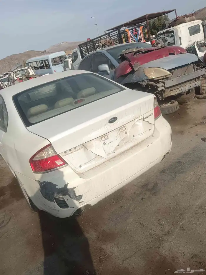 سوبارو موديل 2007 تشليح قطع غيار مكينه قير ودفرنس كمبرسر شرط 0
