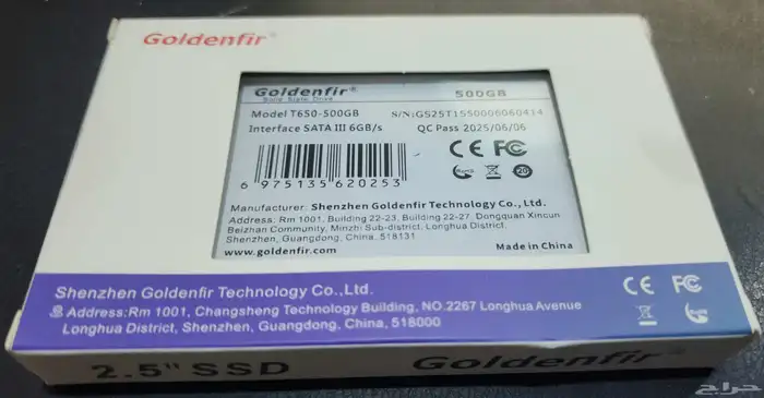 هارديسك 500GB ssd جديد غير مستعمل 2