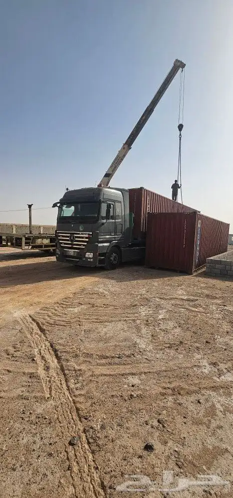 نقل بركسات غرف جاهزه سطحه ونش 3
