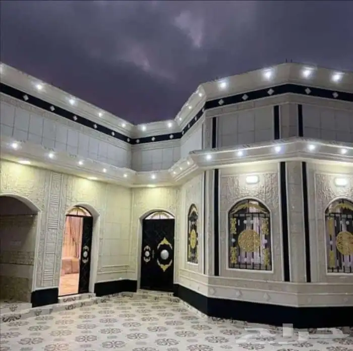 واجهات خارجيه لياسه ملونه بديل الحجر 0