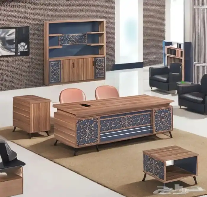 modern manager desk set and staff desks 2