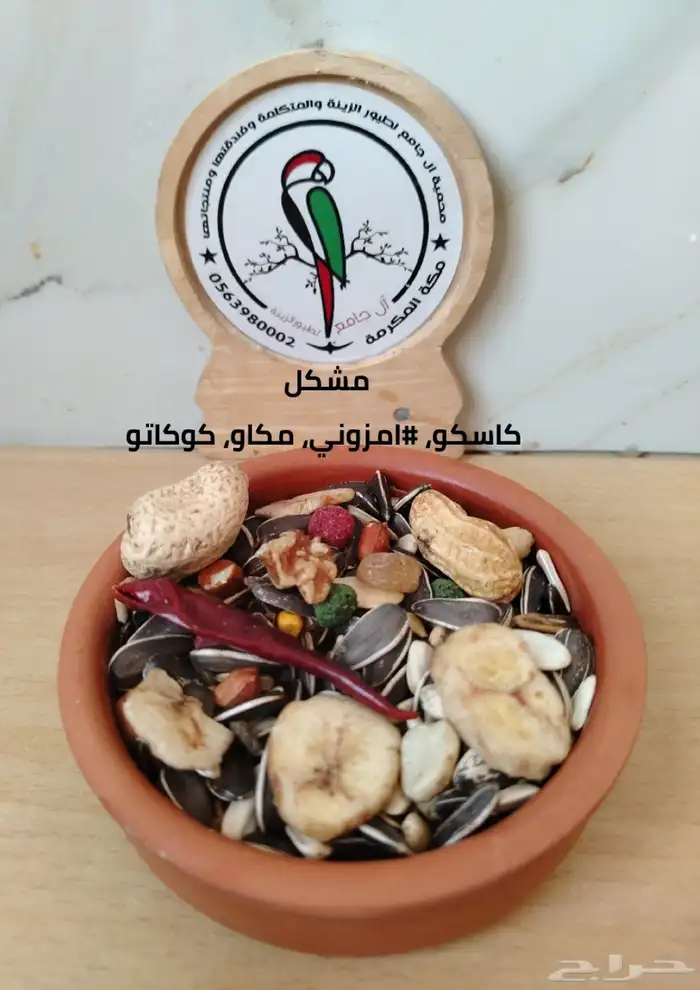 أكل وحبوب ومشكل ببغاوات 6