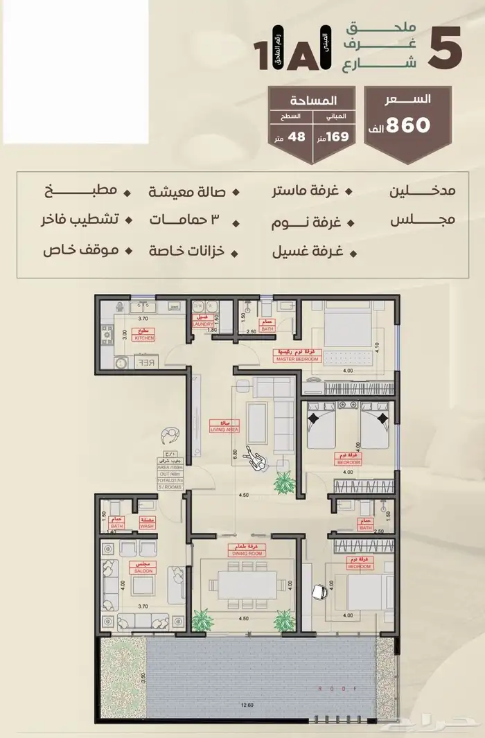 استديوهات وشقق للتمليك والاستثمار حي السلامة 19