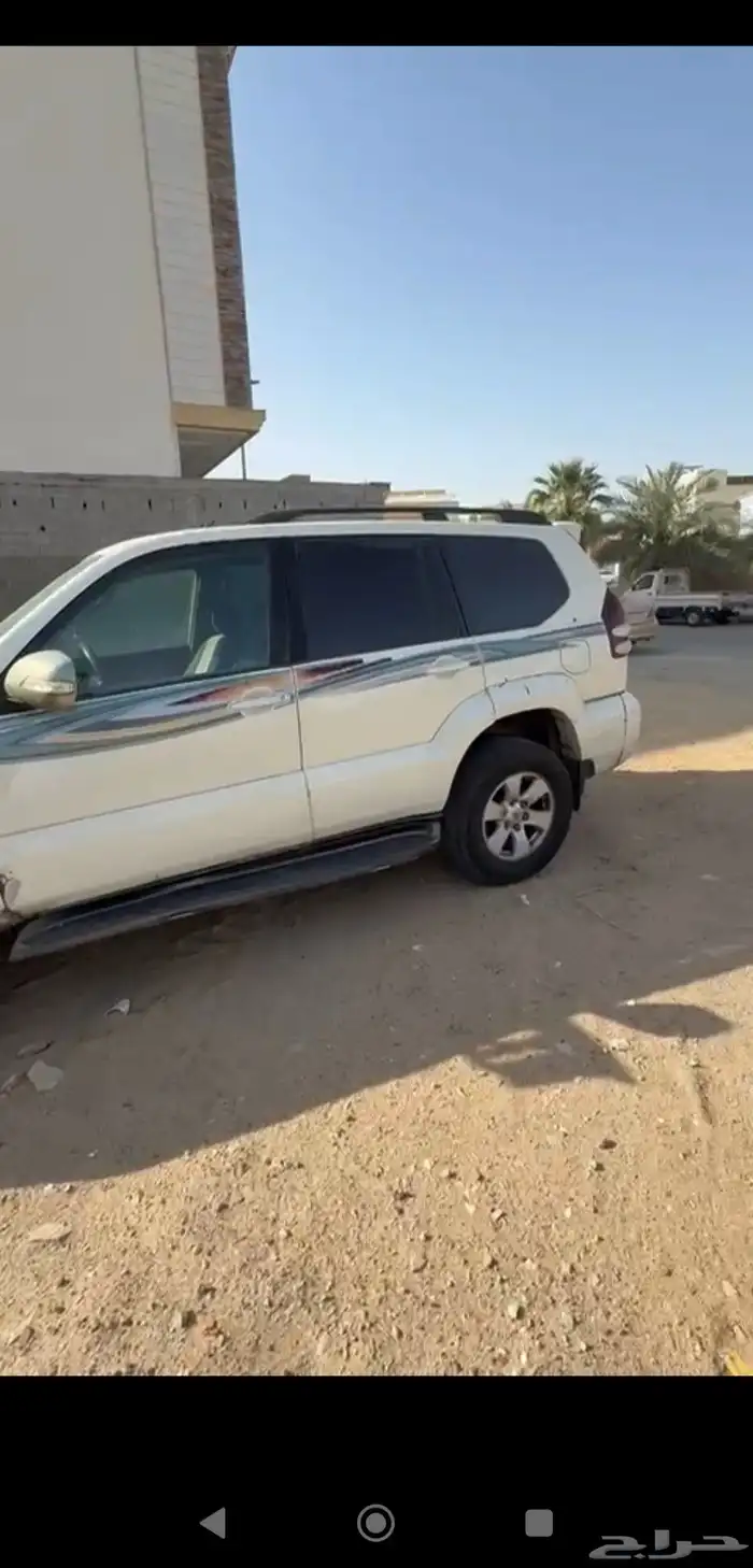 تشليح جيب برادو الموديل 2008 اربع سلندر جير عادي بيع قطع 1