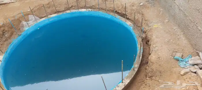 حفار خزان الميا  و بيار  شغل 3