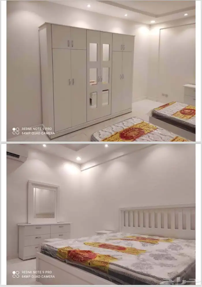 اثاث غرف نوم جديد ست قطع 15