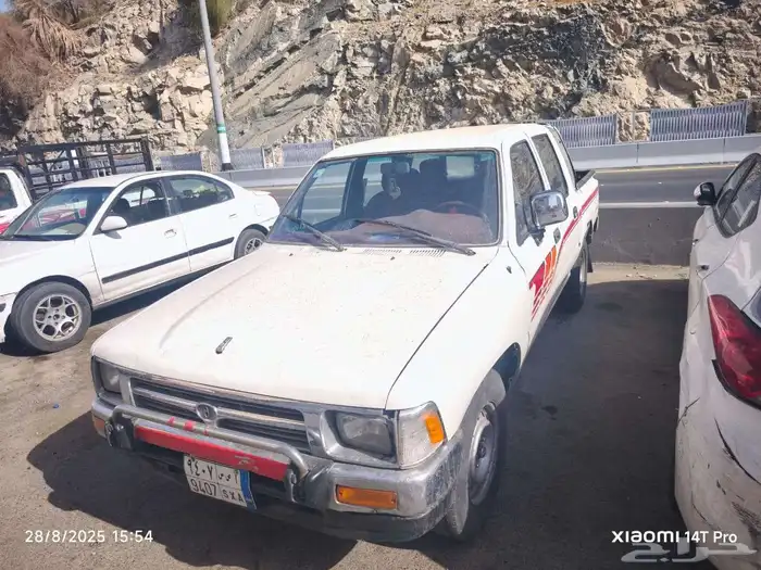 هايلوكس مديل 96 مفحوص مجدد مكينة قير شاص على الشرط 1