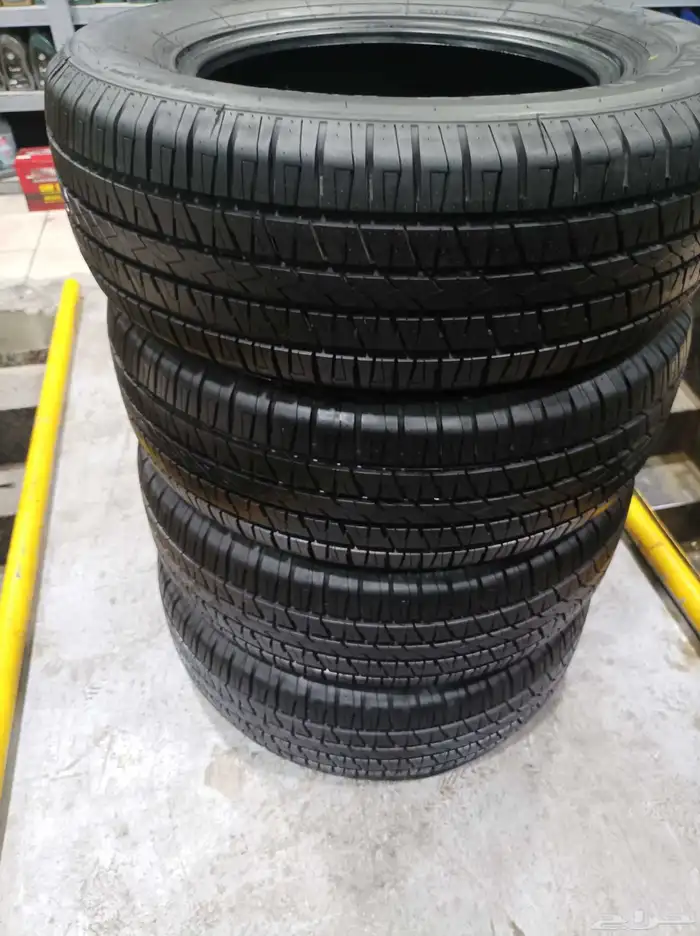 طقم كفرات 265 65 18 شبه جديده 3