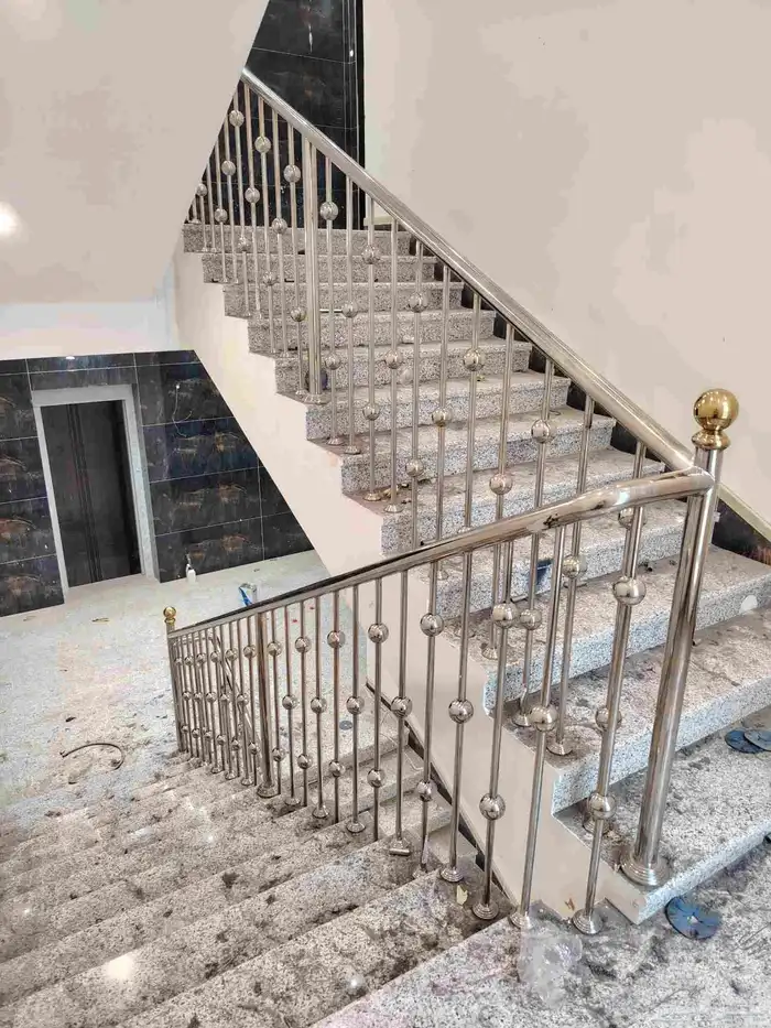 درابزين استيل تايواني304 ضدالصداء والعوامل الطبيعيه 2