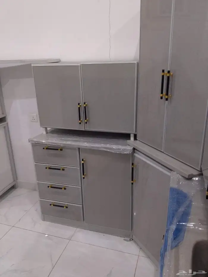مطبخ جاهز مجدد رخام صناعي جديد 3