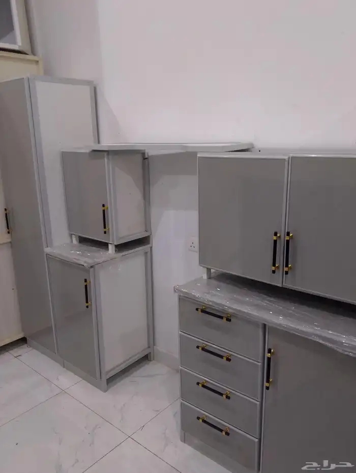مطبخ جاهز مجدد رخام صناعي جديد 0