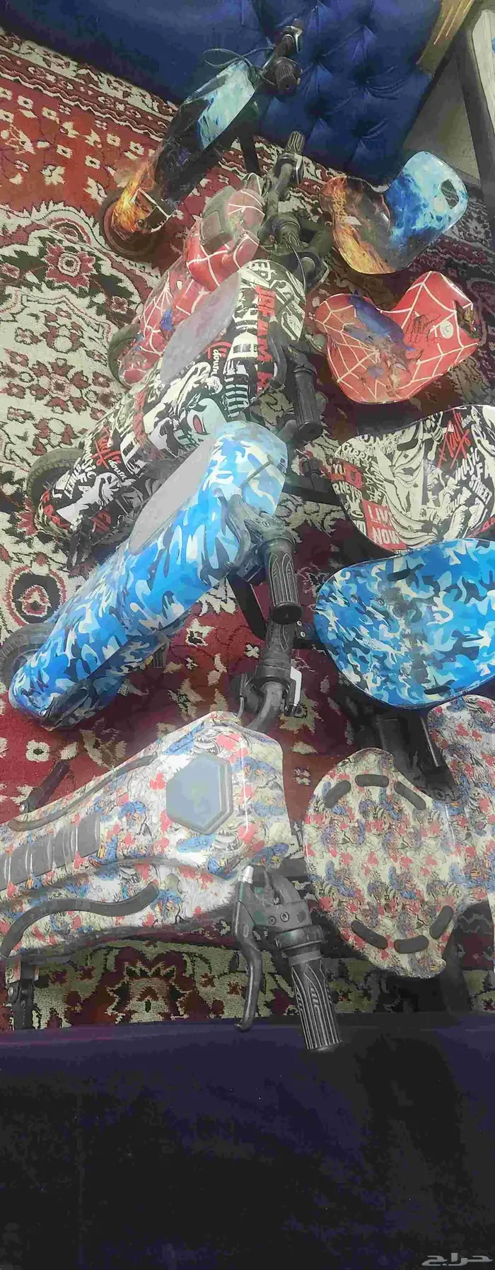 5اسكوترات شغالات نضيفات على الشرط 1