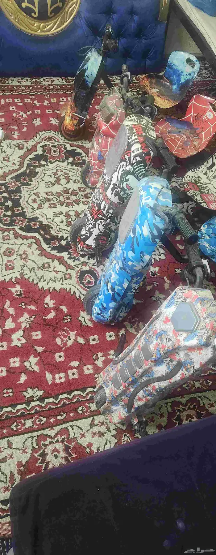 5اسكوترات شغالات نضيفات على الشرط 0