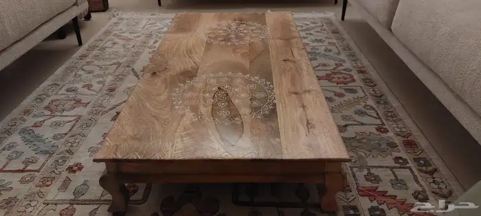 طقم اثاث هندي صناعة يدوية (تحفة) جديد 9