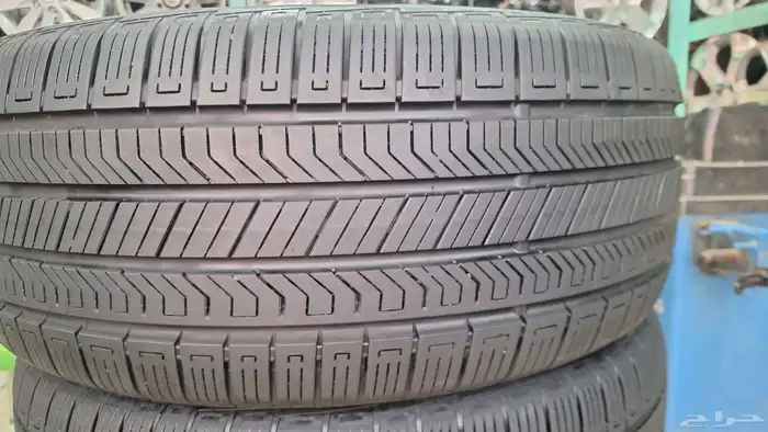 طقم كفرات شبه جديد كونتيننتال 265 50 20. التاريخ 24 3