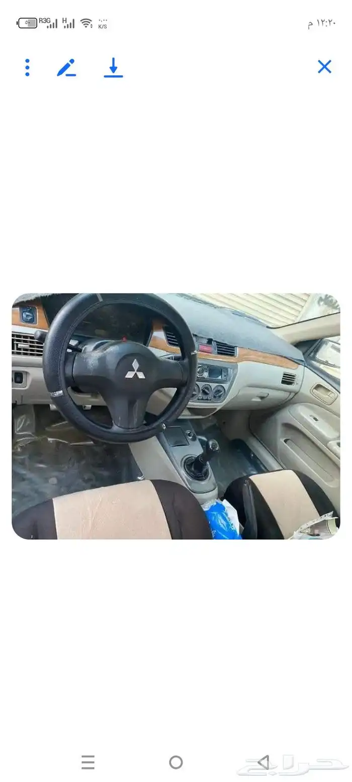 متسوبيشي لانسر موديل 2008الفحص منتهي الاستماره جديده التكيف 2