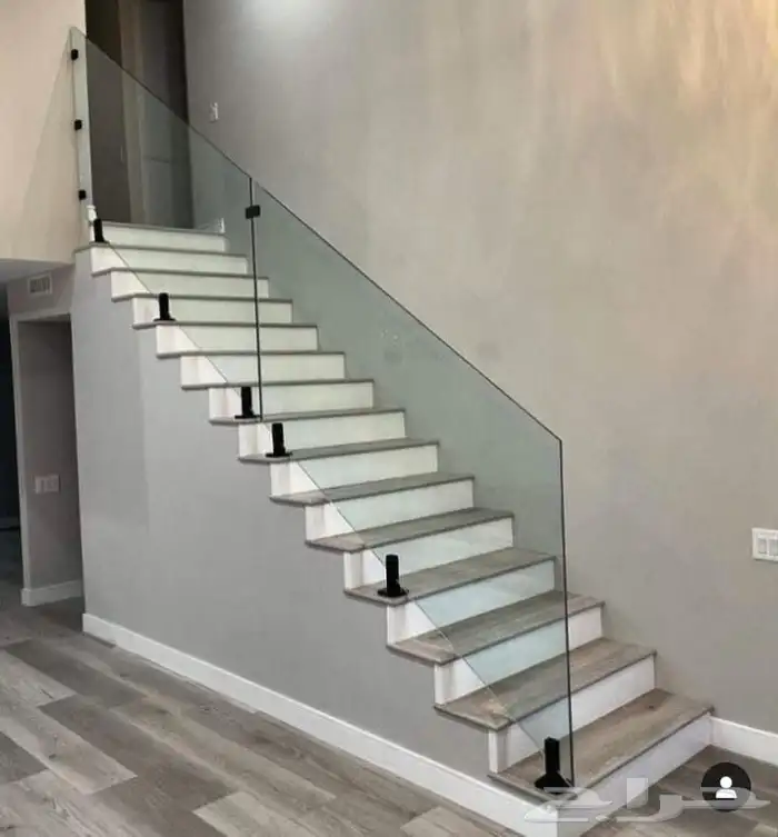 حاجز شور زجاج جرار طرابزين زجاج زجاج شاور سور زجاج 3