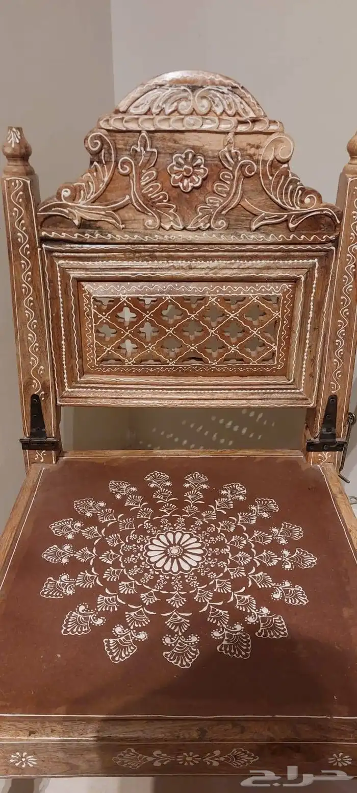 طقم اثاث هندي صناعة يدوية (تحفة) جديد 3