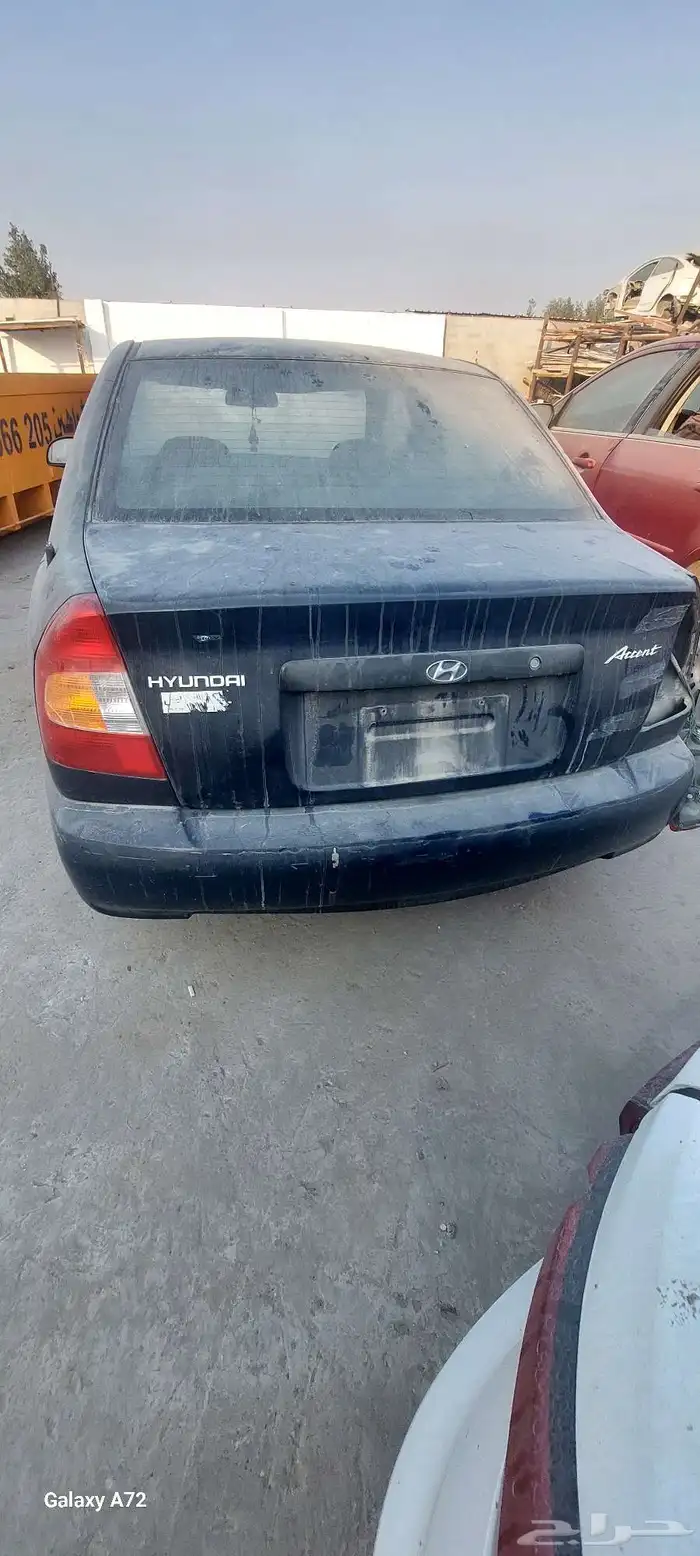 هنداي اكسنت 2003 مصدومه (تشليح قطع غيار فقط) 2