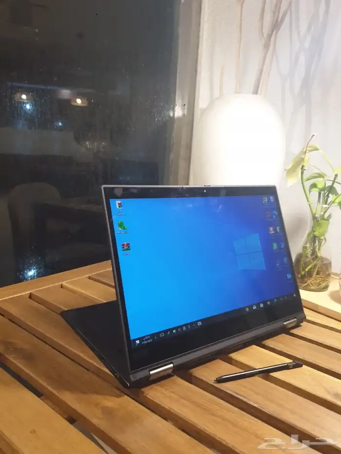 لابتوب لينوفو لمس قابل للطيء360درجة معالجCi5 رام 16 هارد512 9
