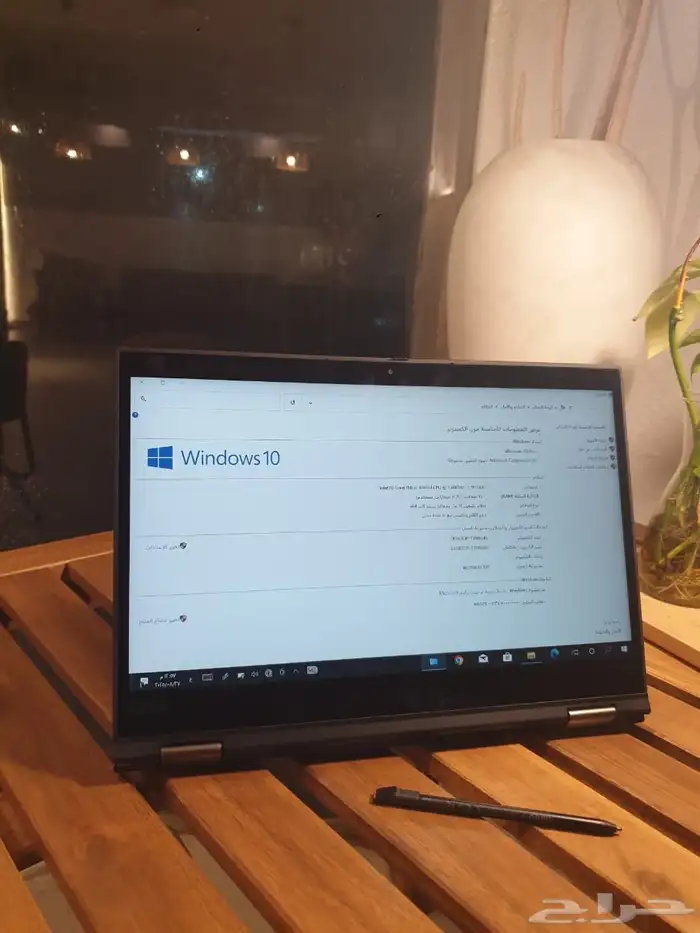 لابتوب لينوفو لمس قابل للطيء360درجة معالجCi5 رام 16 هارد512 12