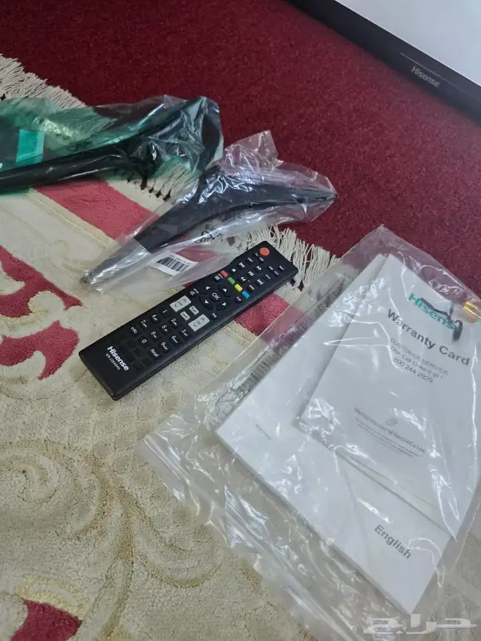 شاشه 50 بوصه كبير شبه جديد بكامل اغراضها 4