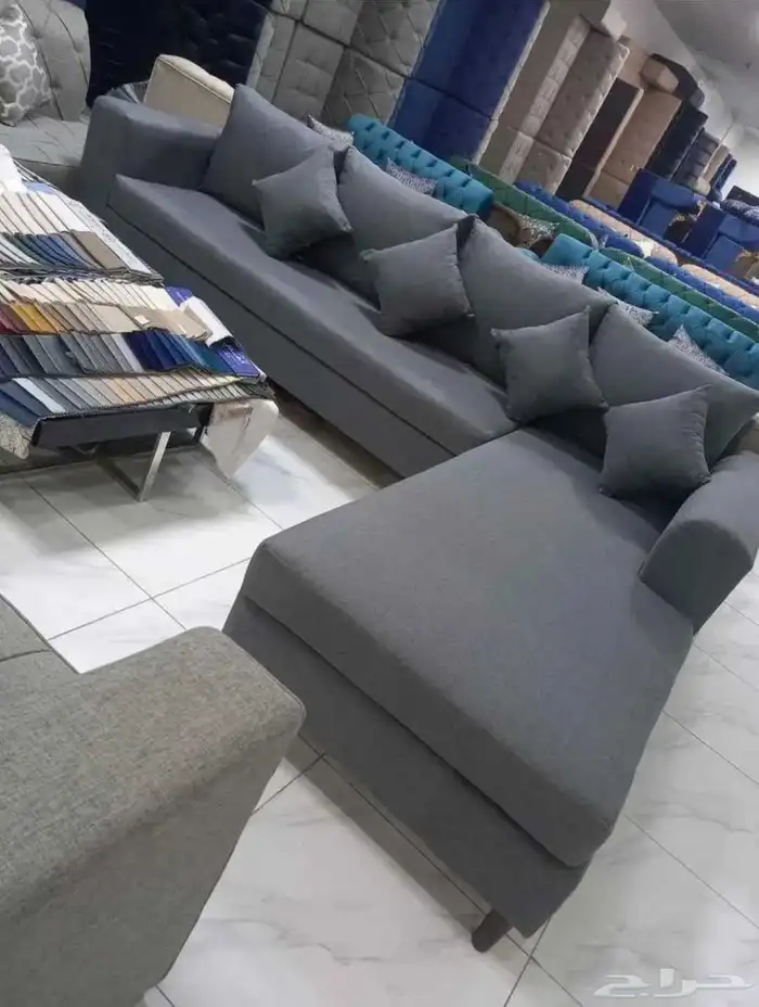 كنب جديد جاهز حرف ال و7نفر شامل التوصيل 28