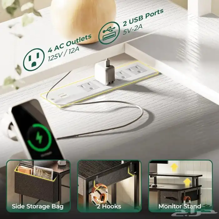 طاولة قيمنق العصري 170 cm 15