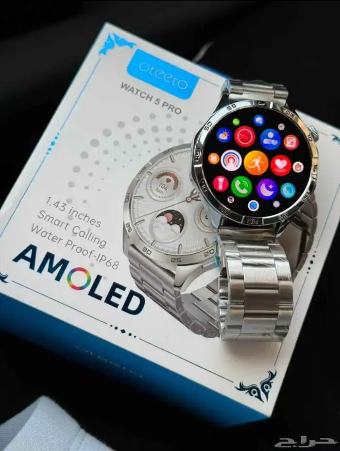 ساعة ذكية اوتيتو واتش 5 برو Smart Watch Oteeto 5 Pro 1