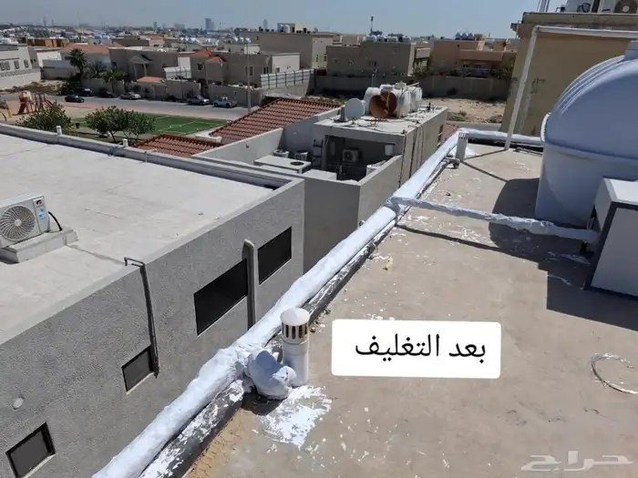 عزل مواصير والخزانت لتبريد الماء 7