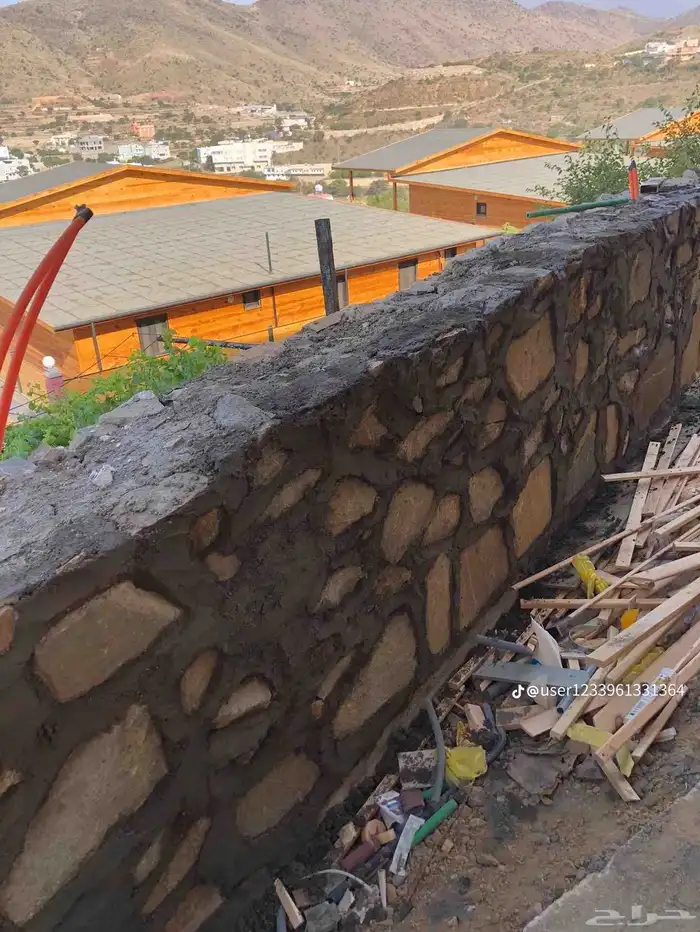 تلبيس ورص حجر وتكحيل حجر 6