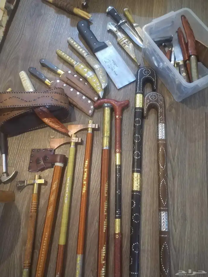 تابع البث للبيع مشاعيب وعصي وعطف وسكاكين 0