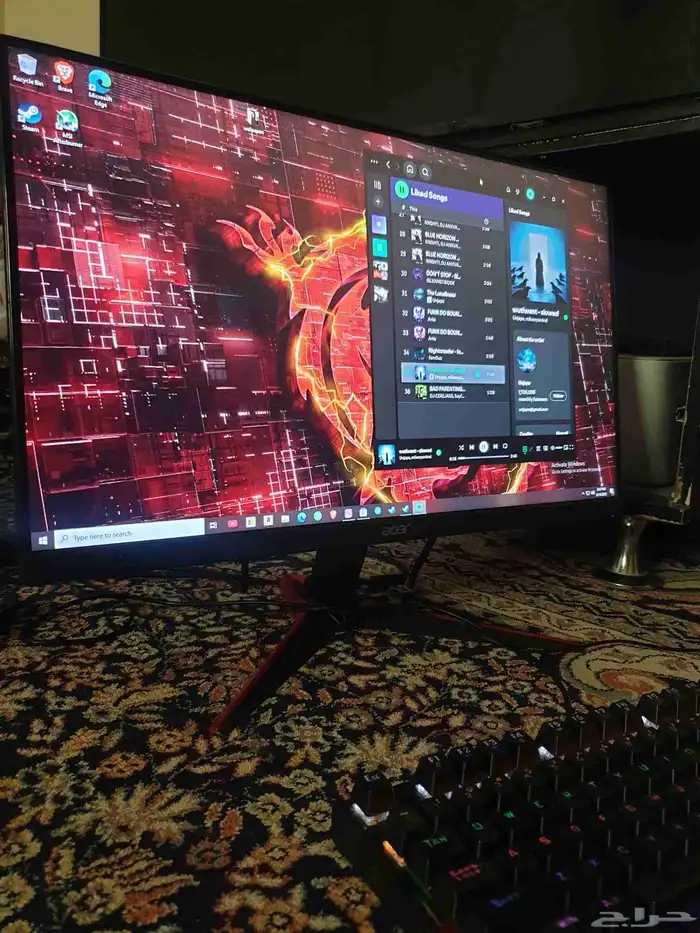 بي سي قيمنق مع شاشة قيمنق للبدل بلابتوب قيمنق او ماك بوك 0