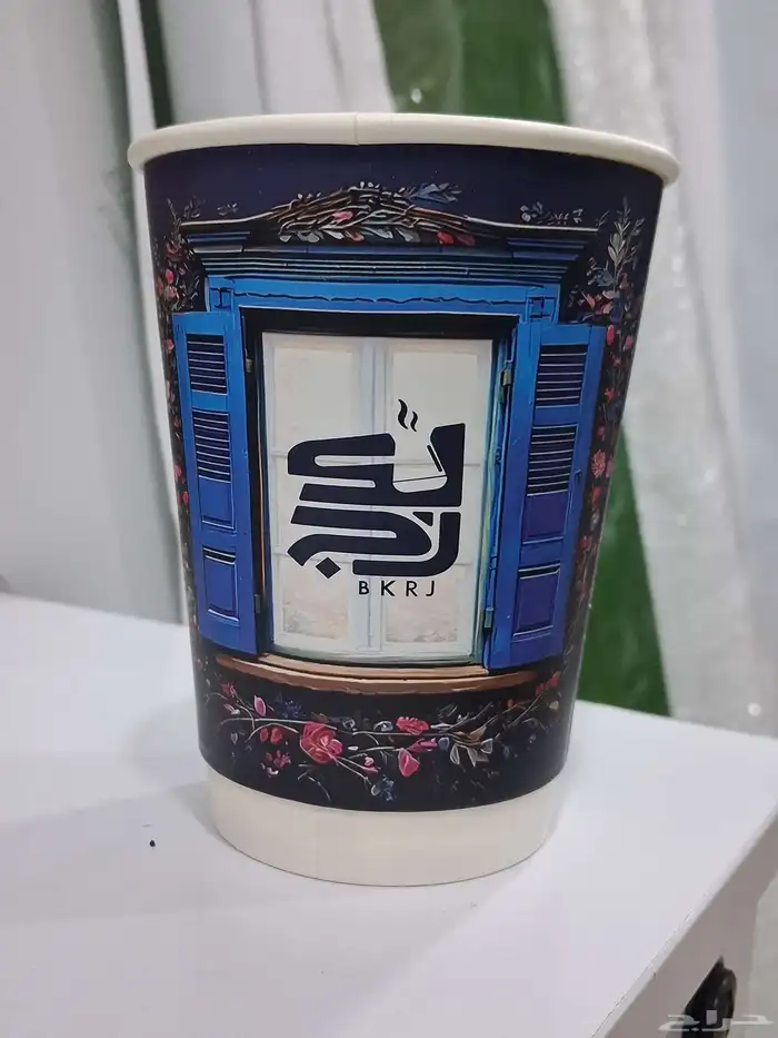 مطبعة ستكر ملصقات أكواب ورقية ورق زبدة بوكسات حلا علب كوكيز 6