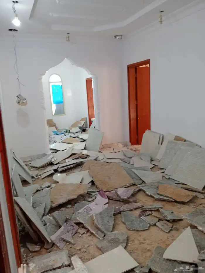 صبغ ديكور بلاط مساح مباني تكسير ترميم منزلي  حفرنا 6