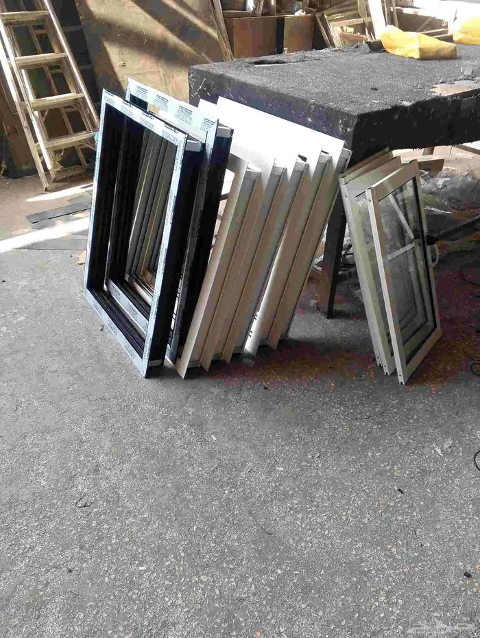 ورشه المنيوم بر شبابيك غزاز ان شاء الله صار كويس شغل كويس 3