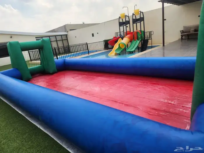 إيجار ملعب صابوني زحليق نطيطات جده 7