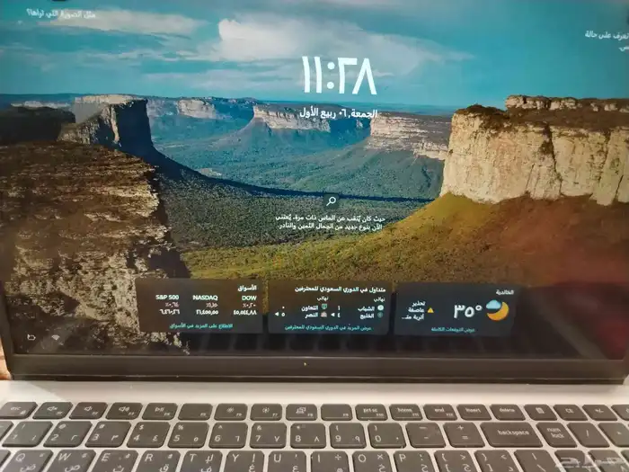 لابتب ديل معالج i3 الجهاز شبه جديد استخدام 5 شهور على السوام 3