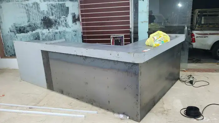 شغل الحداده وتطبيق بديل الرخام وشغل الهناجر والمضلات 2