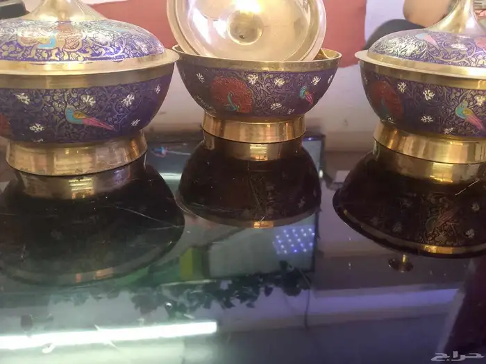 البيع صباب عدد 150سعرهم مبخره 75ريال وصحون 500ريال 5