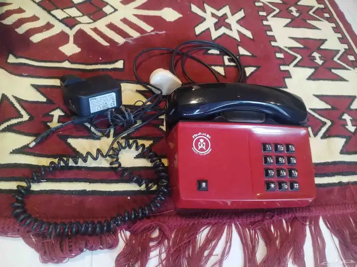 هاتف ثابت الهاتف السعودي قديم مخزن شبه جديد 0
