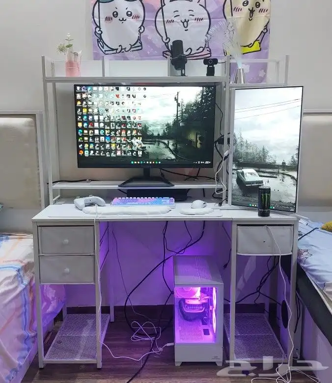 طاوله قيمنج و أشياء متعدده gaming desk 0